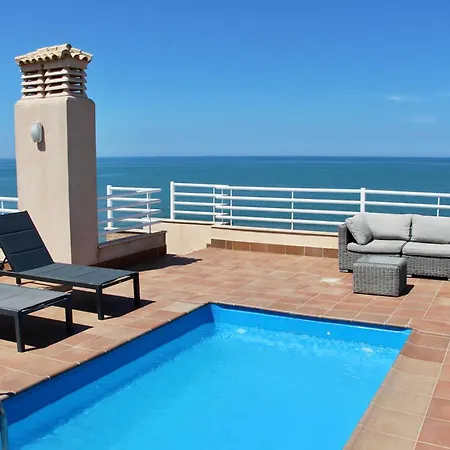 Atico Frontal Al Mar Con Piscina Privada By Homeprive Apartament Denia